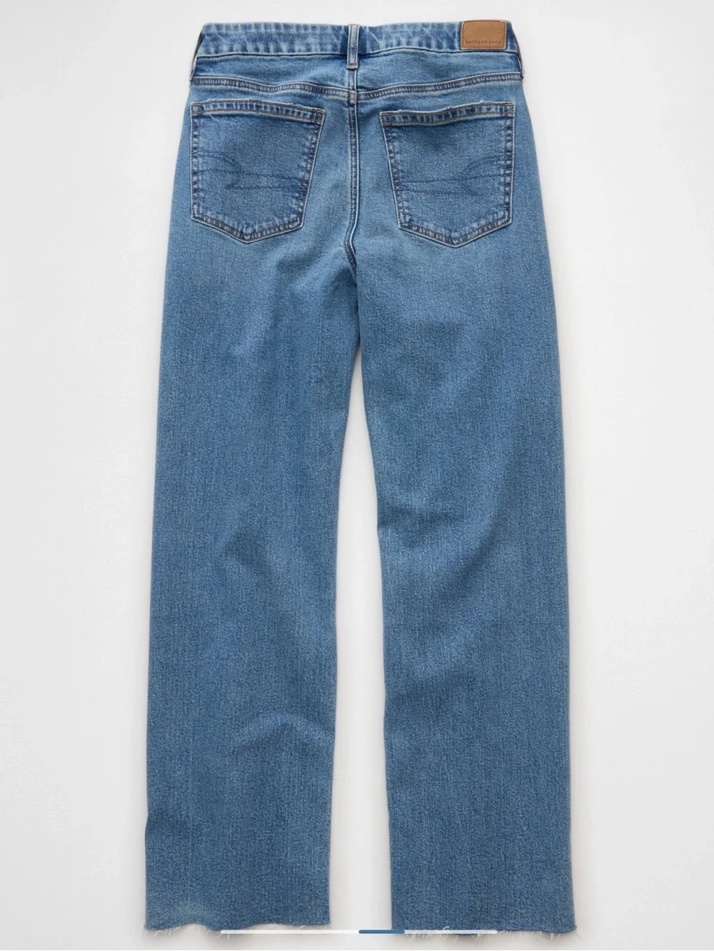 American Eagle Strigid Curvy High-Waisted Stovepipe Jeans Medium Wash - 8 Long - Picture 6 of 6